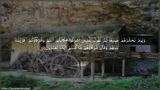 Yunus Ayah 28 - Arabic (Wide) wallpaper