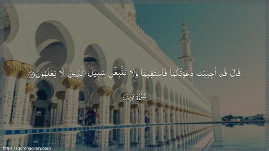 Yunus Ayah 89 - Arabic (Wide) wallpaper