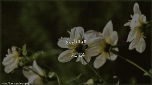 An-Naas Ayah 3 - Arabic (Wide) wallpaper