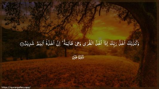 Hud Ayah 102 - Arabic (Wide) wallpaper