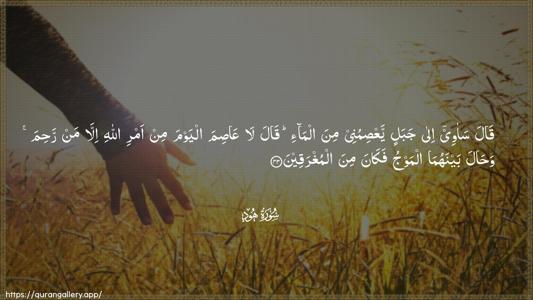 Hud Ayah 43 - Arabic (Wide) wallpaper