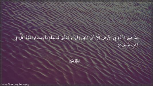 Hud Ayah 6 - Arabic (Wide) wallpaper