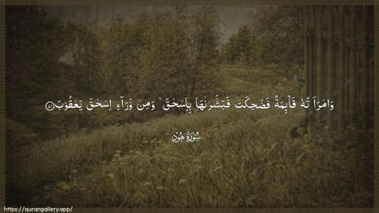 Hud Ayah 71 - Arabic (Wide) wallpaper