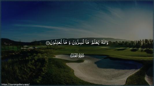 An-Nahl Ayah 19 - Arabic (Wide) wallpaper
