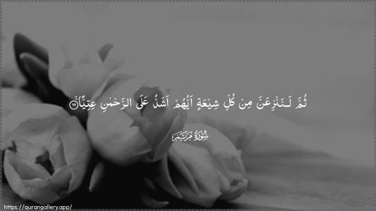 Maryam Ayah 69 - Arabic (Wide) wallpaper