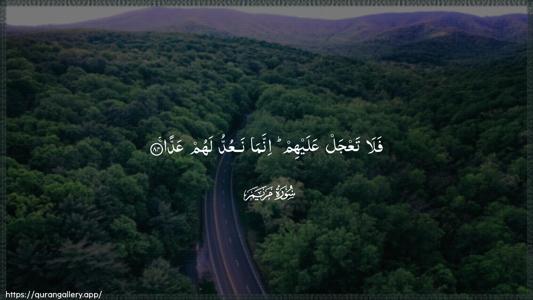 Maryam Ayah 84 - Arabic (Wide) wallpaper
