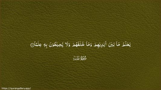 Taa-Haa Ayah 110 - Arabic (Wide) wallpaper