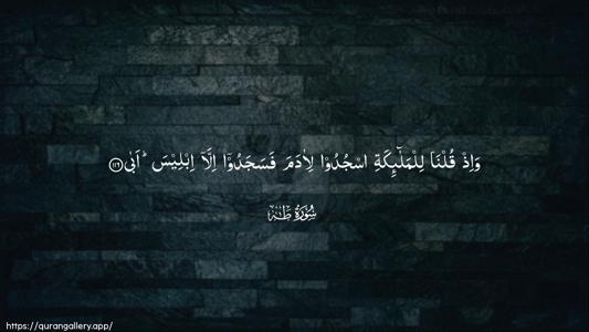 Taa-Haa Ayah 116 - Arabic (Wide) wallpaper
