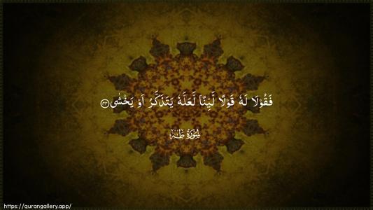 Taa-Haa Ayah 44 - Arabic (Wide) wallpaper