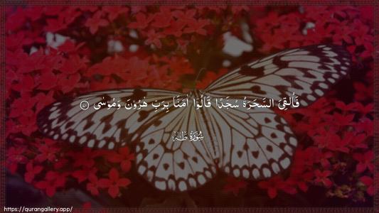 Taa-Haa Ayah 70 - Arabic (Wide) wallpaper