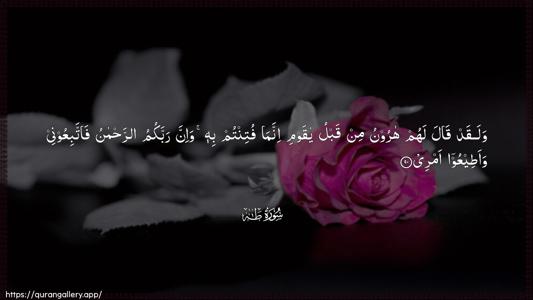 Taa-Haa Ayah 90 - Arabic (Wide) wallpaper
