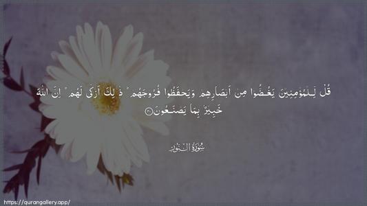An-Noor Ayah 30 - Arabic (Wide) wallpaper