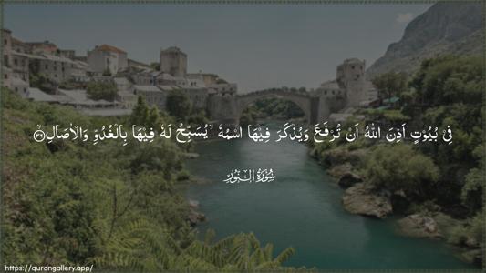 An-Noor Ayah 36 - Arabic (Wide) wallpaper