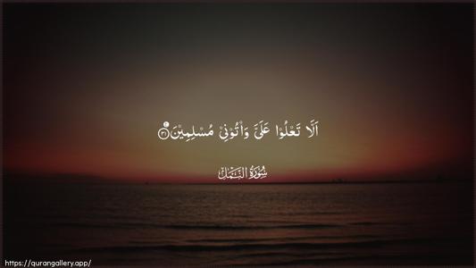 An-Naml Ayah 31 - Arabic (Wide) wallpaper