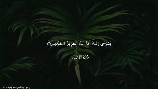 An-Naml Ayah 9 - Arabic (Wide) wallpaper