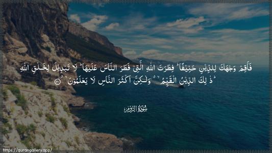 Ar-Room Ayah 30 - Arabic (Wide) wallpaper