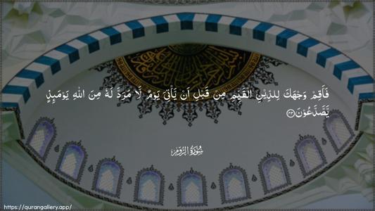Ar-Room Ayah 43 - Arabic (Wide) wallpaper