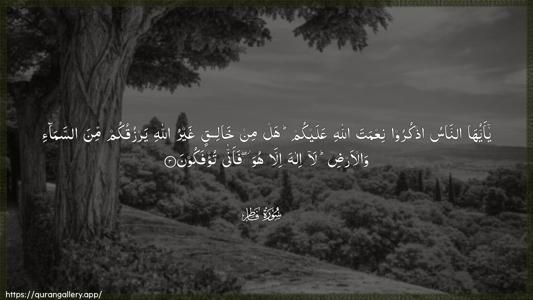 Faatir Ayah 3 - Arabic (Wide) wallpaper