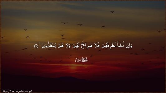 Yaseen Ayah 43 - Arabic (Wide) wallpaper