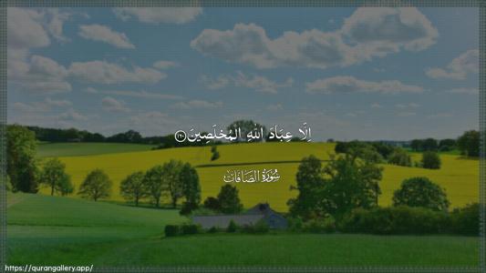 As-Saaffaat Ayah 160 - Arabic (Wide) wallpaper