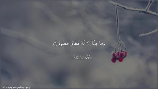 As-Saaffaat Ayah 164 - Arabic (Wide) wallpaper