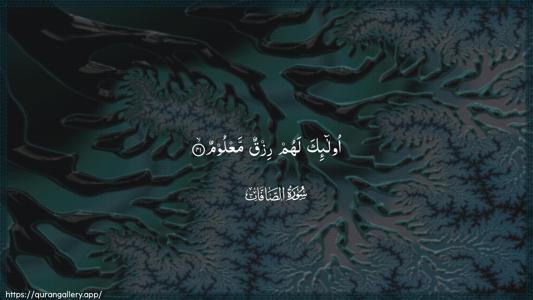 As-Saaffaat Ayah 41 - Arabic (Wide) wallpaper