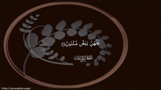 As-Saaffaat Ayah 49 - Arabic (Wide) wallpaper