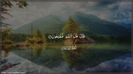 As-Saaffaat Ayah 54 - Arabic (Wide) wallpaper