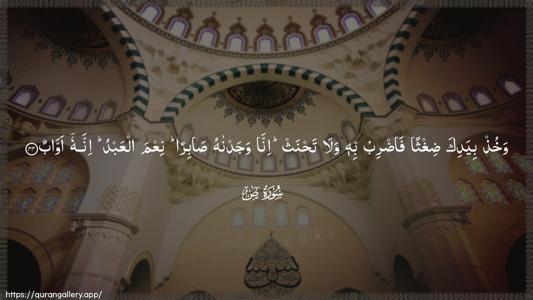 Saad Ayah 44 - Arabic (Wide) wallpaper