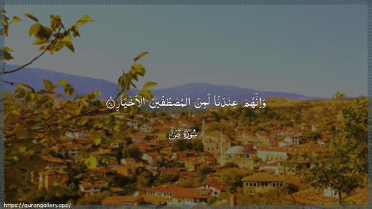 Saad Ayah 47 - Arabic (Wide) wallpaper