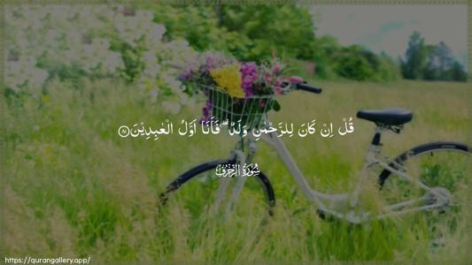 Az-Zukhruf Ayah 81 - Arabic (Wide) wallpaper