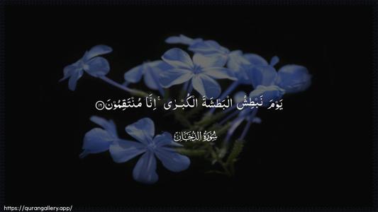 Ad-Dukhaan Ayah 16 - Arabic (Wide) wallpaper
