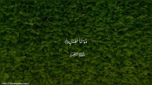 Ar-Rahmaan Ayah 48 - Arabic (Wide) wallpaper