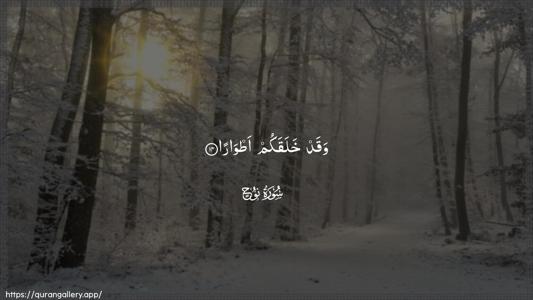 Nooh Ayah 14 - Arabic (Wide) wallpaper
