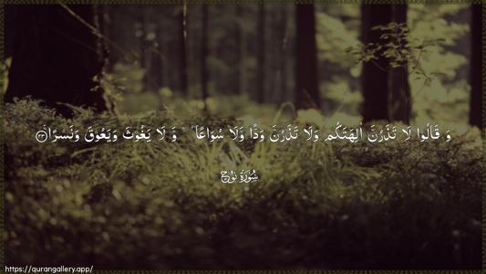Nooh Ayah 23 - Arabic (Wide) wallpaper