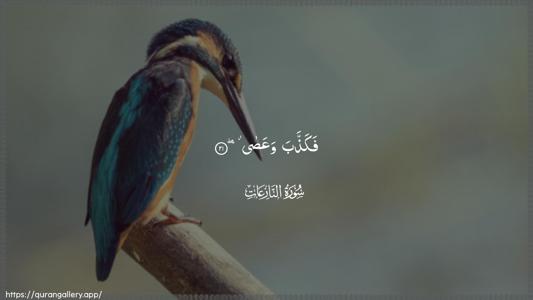 An-Naazi"aat Ayah 21 - Arabic (Wide) wallpaper