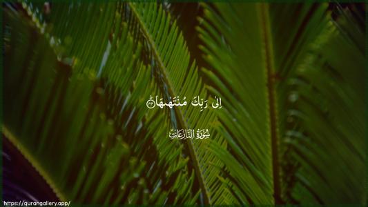 An-Naazi"aat Ayah 44 - Arabic (Wide) wallpaper