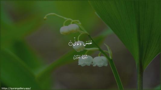 Abasa Ayah 1 - Arabic (Wide) wallpaper