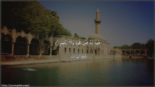 At-Taariq Ayah 10 - Arabic (Wide) wallpaper