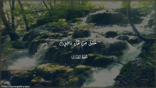 At-Taariq Ayah 6 - Arabic (Wide) wallpaper