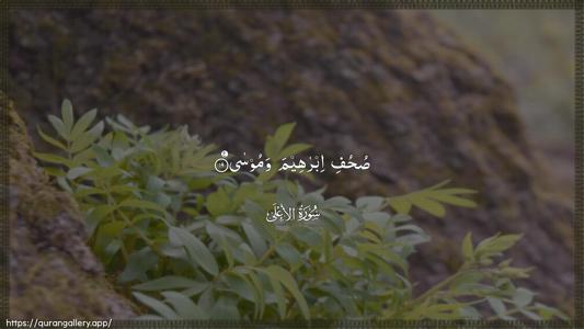Al-A"laa Ayah 19 - Arabic (Wide) wallpaper
