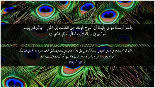 Ibrahim Ayah 5 - Arabic + Urdu wallpaper