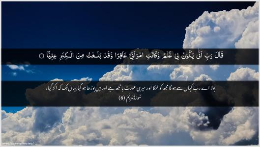 Maryam Ayah 8 - Arabic + Urdu wallpaper
