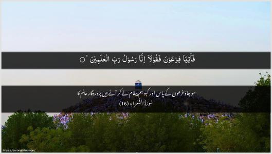 Ash-Shu"araa Ayah 16 - Arabic + Urdu wallpaper