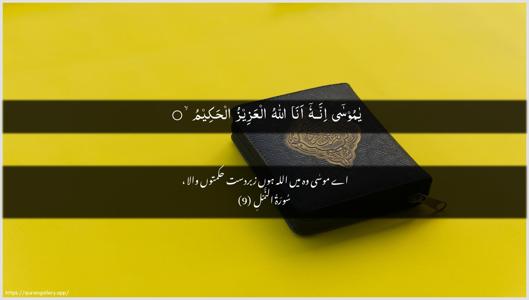 An-Naml Ayah 9 - Arabic + Urdu wallpaper