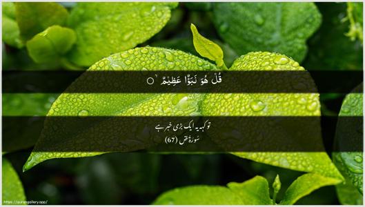 Saad Ayah 67 - Arabic + Urdu wallpaper