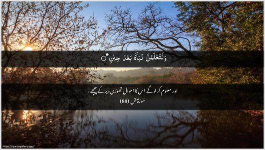 Saad Ayah 88 - Arabic + Urdu wallpaper