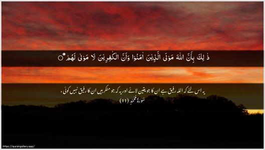 Muhammad Ayah 11 - Arabic + Urdu wallpaper