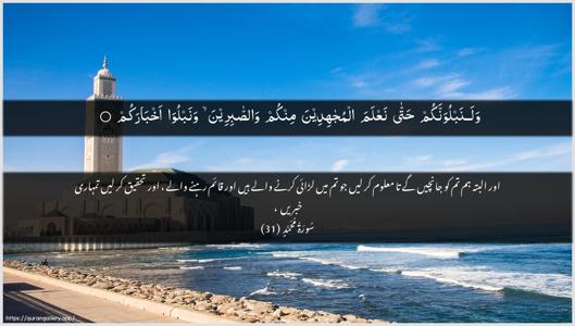 Muhammad Ayah 31 - Arabic + Urdu wallpaper
