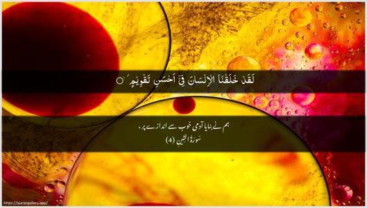 At-Tin Ayah 4 - Arabic + Urdu wallpaper